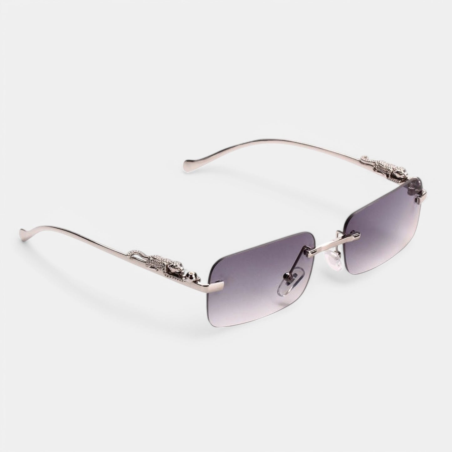 Alvoir | Rimless Leopard Glasses | Gem Cut