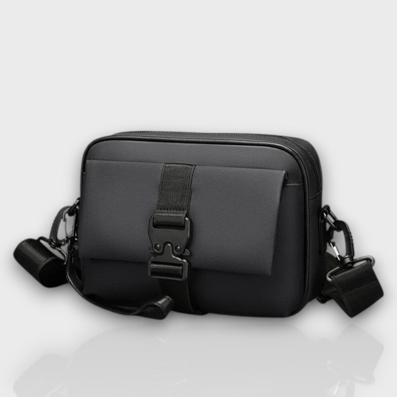 Black men’s messenger bag for travel and work